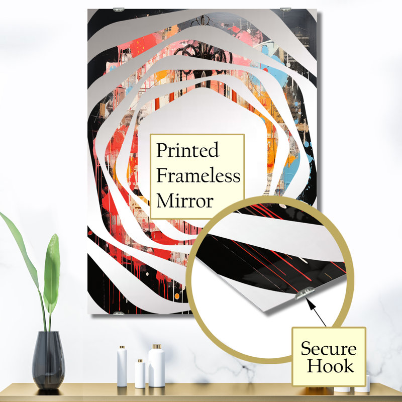 Silvey - Grand miroir mural lustre MIR132397, 40 po x 30 po