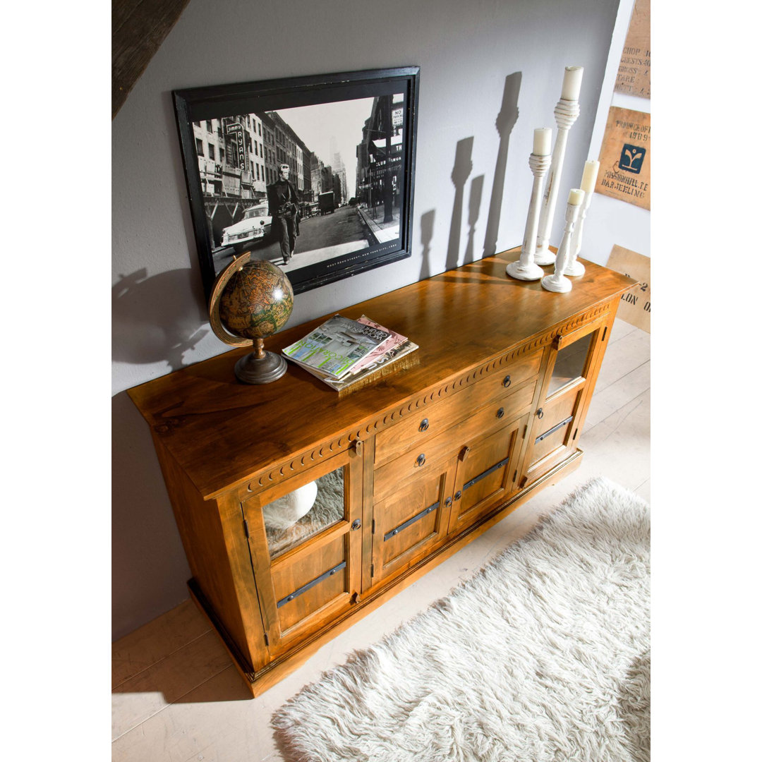 Highboard Kaleema aus Massivholz 60 cm