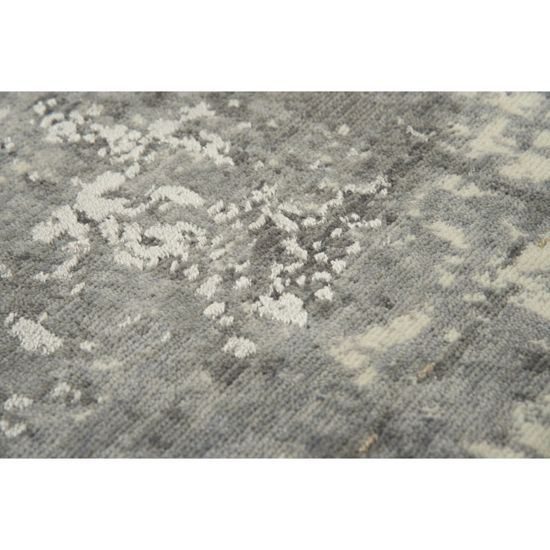 Wool Abstract Indoor Rug, Runner 2'6" x 10'