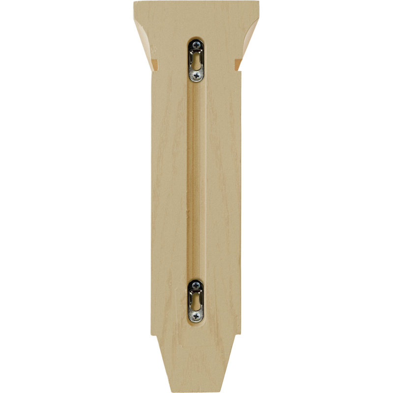 Corbeau en bois Lucan, H 10 po x l 3,375 po x P 6,75 po, Érable