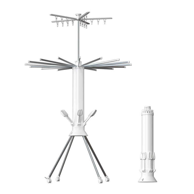 Carbon Steel Foldable Accordion Drying Rack