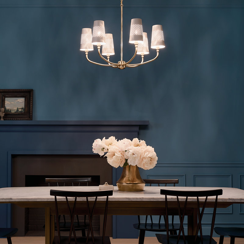 Lustre, Argent, H 24,5 po x l 36 po x P 36 po