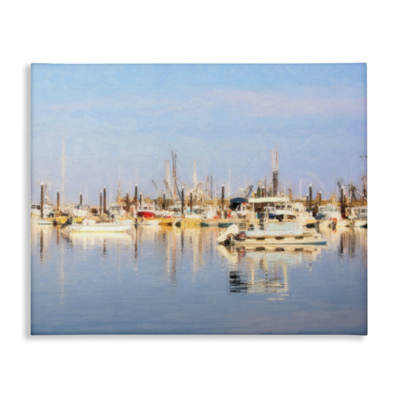 Art mural sur toile «Marina» par Graffi * Tee, H 16 po x l 20 po
