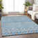 Premium Machine Washable Prisco Sky Rug