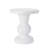 Virello Outdoor/Indoor Modern Sculptural Handmade MgO Side Table with Rounded Pedestal Base