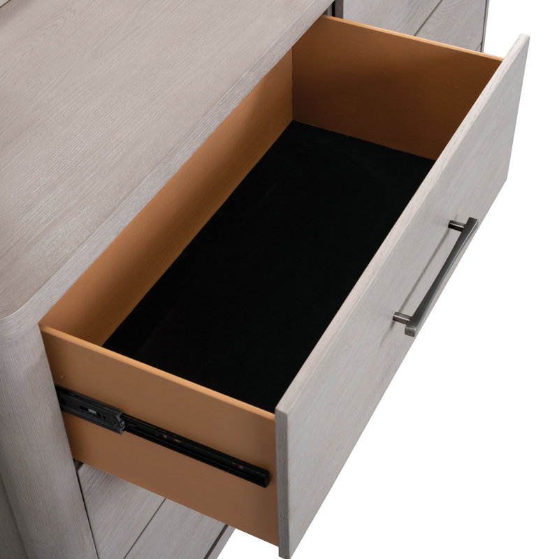 Solid Wood 6-Drawer Dresser