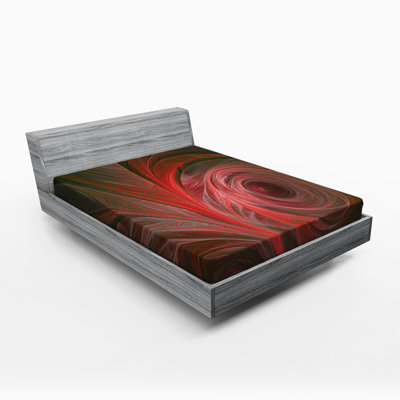 Microfiber Abstract Fitted Sheet