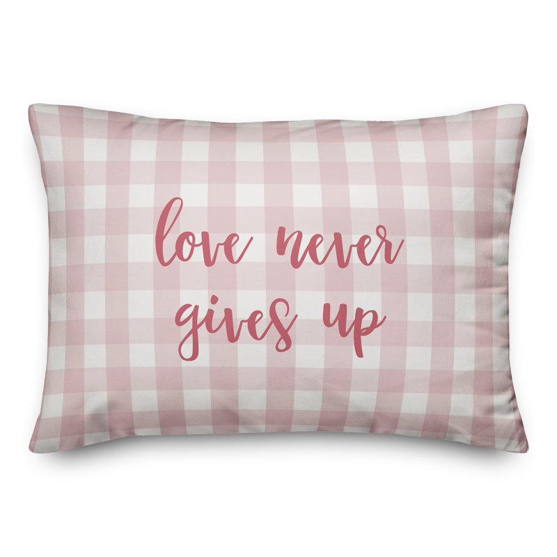  Coussin Love Love Gives Up, Rose