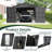 Secure Metal Carport Shelter Durable Steel Weatherproof Garage For Vehicle And Tools