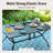Sutiya 6 - Person Patio Dining Set with Rectangular Table , Cushions Included