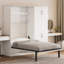 Lit escamotable simple avec casiers et armoires