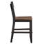 Chaises de comptoir en bois massif Mendenhall