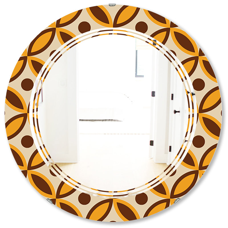 Miroir mural sans cadre contemporain & c modern, H 31,5 po x l po
