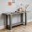 62.9" Modern Minimalist Console Table, Solid Wood Entryway Sofa Table-159239051