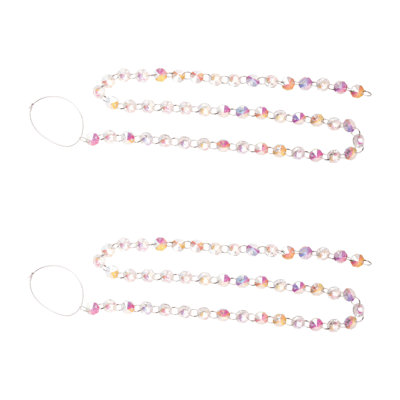 Guirlande irisée en verre (ensemble de 2)