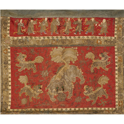 Tapis rouge antique 1925