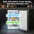 Small Deep Freezer with Adjustable Temperature, Quiet Vertical Freezer