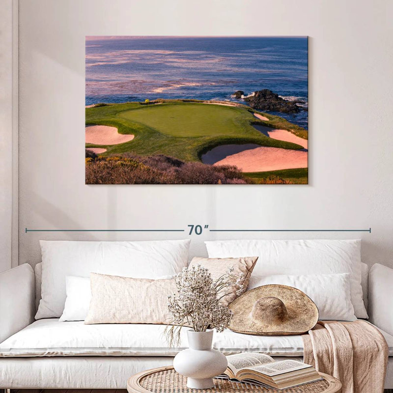 Sir Sir Golf à Pebble Beach, H 30 po x l 45 po