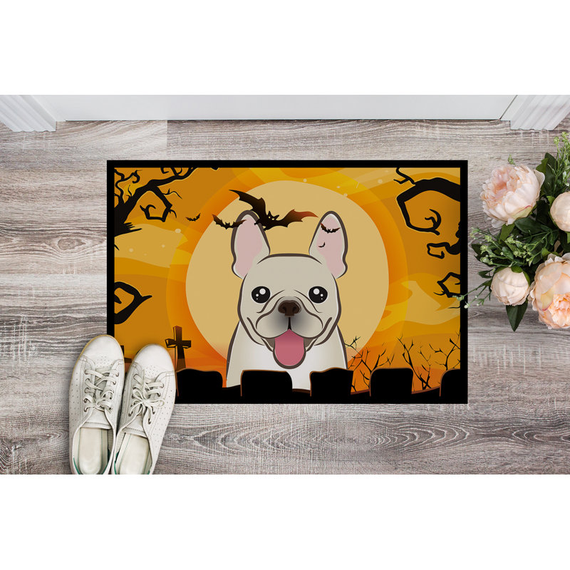 Tapis d'extérieur antidérapant Halloween, Rectangle 1 pi 6 po x 2 pi 3 po