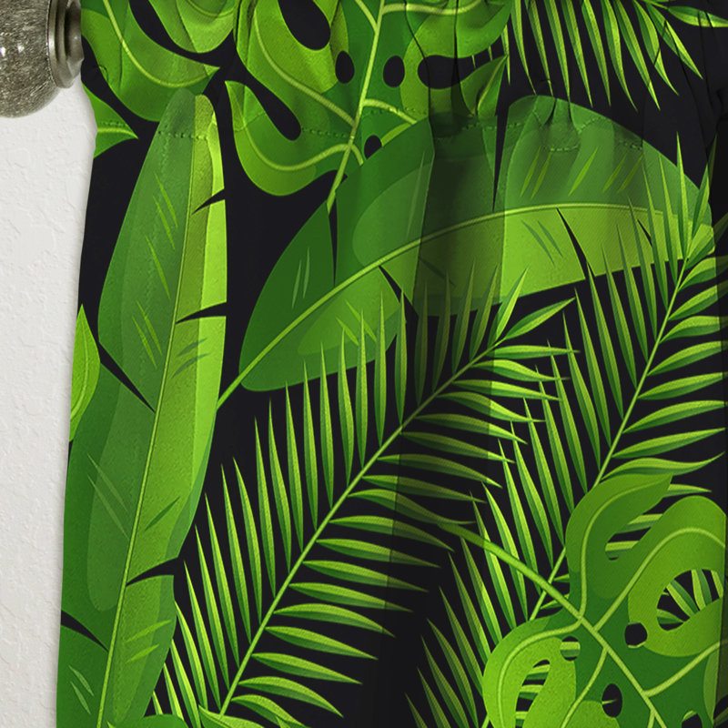 Rideau simple occultant Exotic Tropical Plants - Nature, L 52 po x L 90 po
