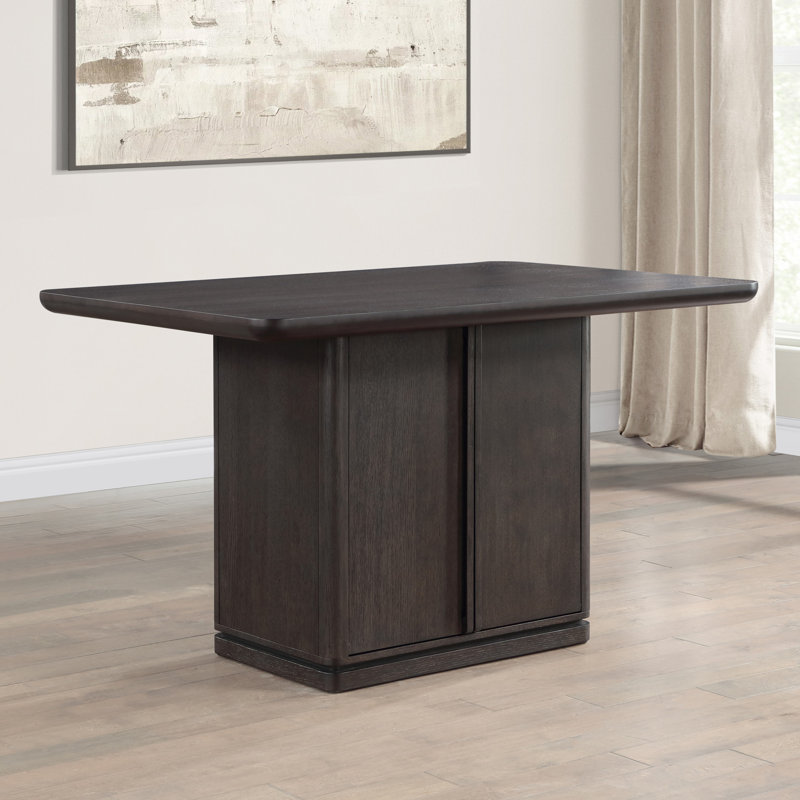 Table de rangement de comptoir en bois Oakley