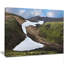 «White Spots Snowfields in Gullies», reproduction de photo sur toile tendue-19409116