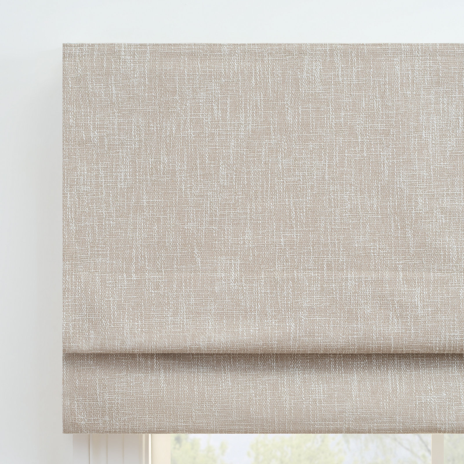 Eclipse Blackout Roman Shade, Linen, 31"W x 64"L