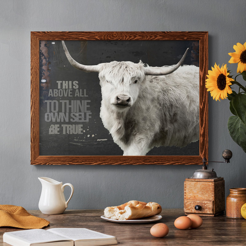 " Longhorn Be True ", Maple, 14" H x 20" W