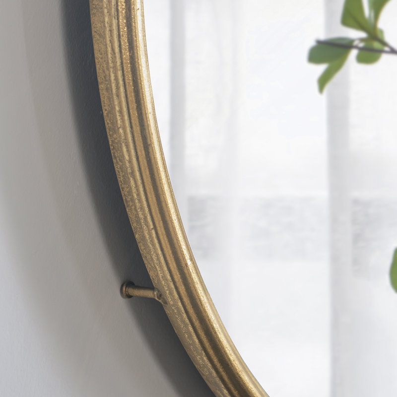 Miroir rond en fer