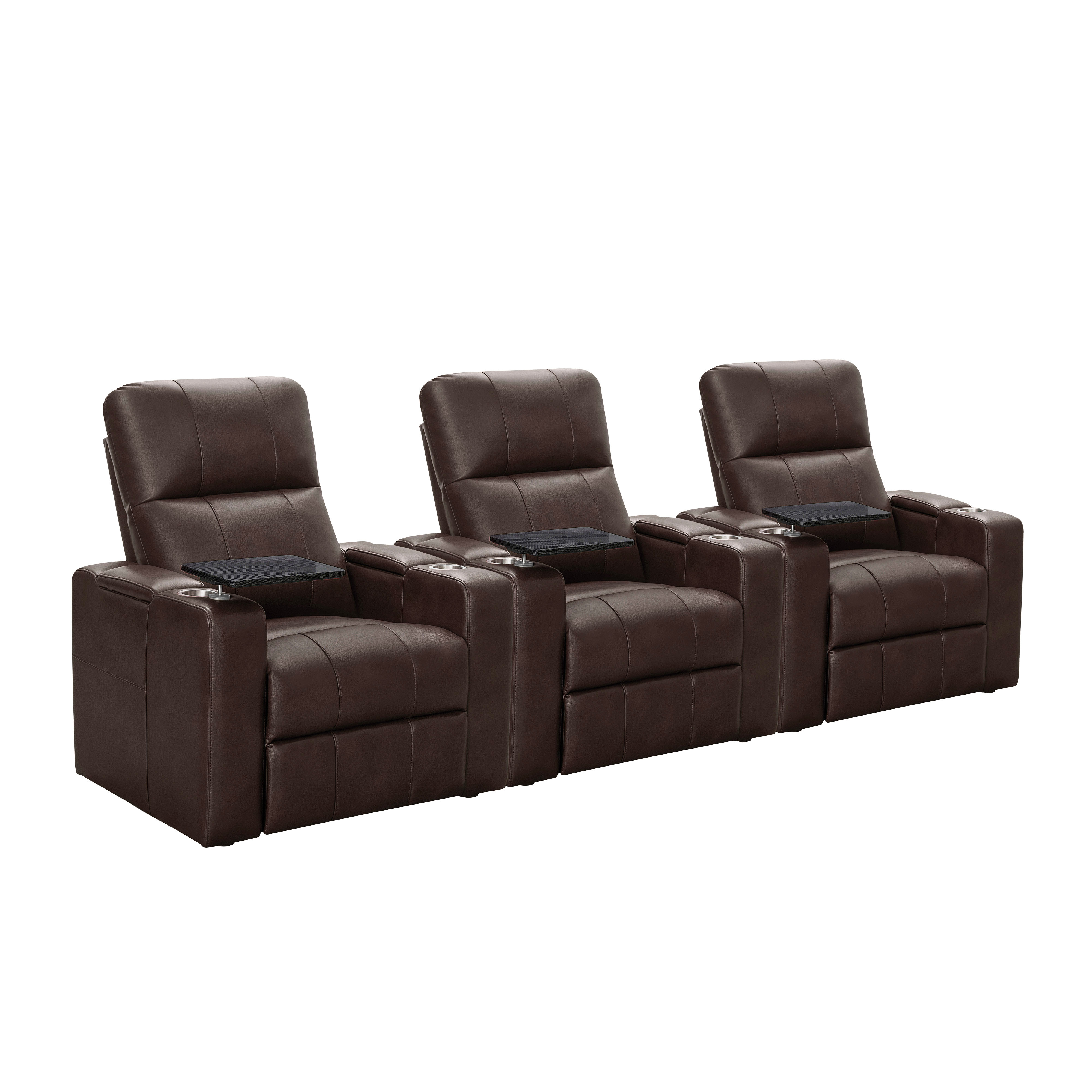 Latitude Run® Rider Upholstered Power Reclining Home Theater Seating