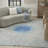 Nourison Prismatic Blue Modern Indoor Rug-992134213