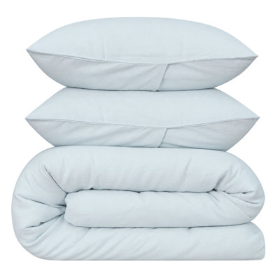 Clara 100% French Linen Duvet Cover Set with Shams