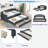 Upholstered Daybed With Trundle And 3 Drawers-33573084