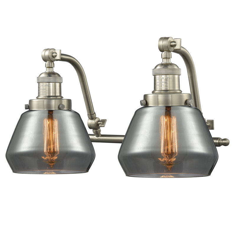 Keefe 2 - Light Dimmable Vanity Light, Brushed Satin Nickel