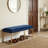 Perillo Velvet Upholstered Bench