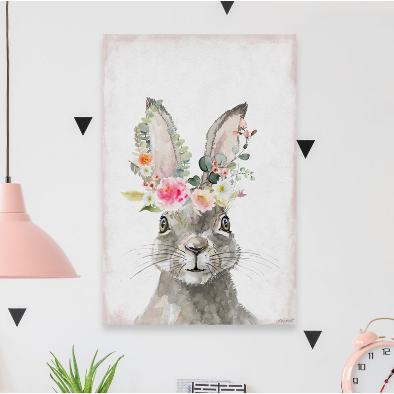 «Bunny Bride», reproduction sur toile tendue, H 45 po x l 30 po x P 1,5 po
