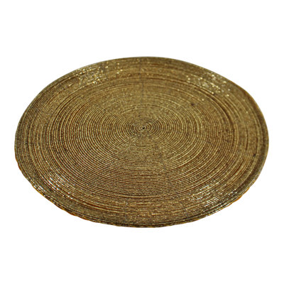 Belgr No Pattern Round Placemat