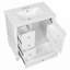 Meuble-lavabo autoportant de 30 pouces avec lavabo en céramique, structure en bois massif, portes à fermeture en douceur et plusieurs options de rangement-116452138-116452137