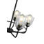 Lustre classique à 5 lumières de style bougie Ang durable