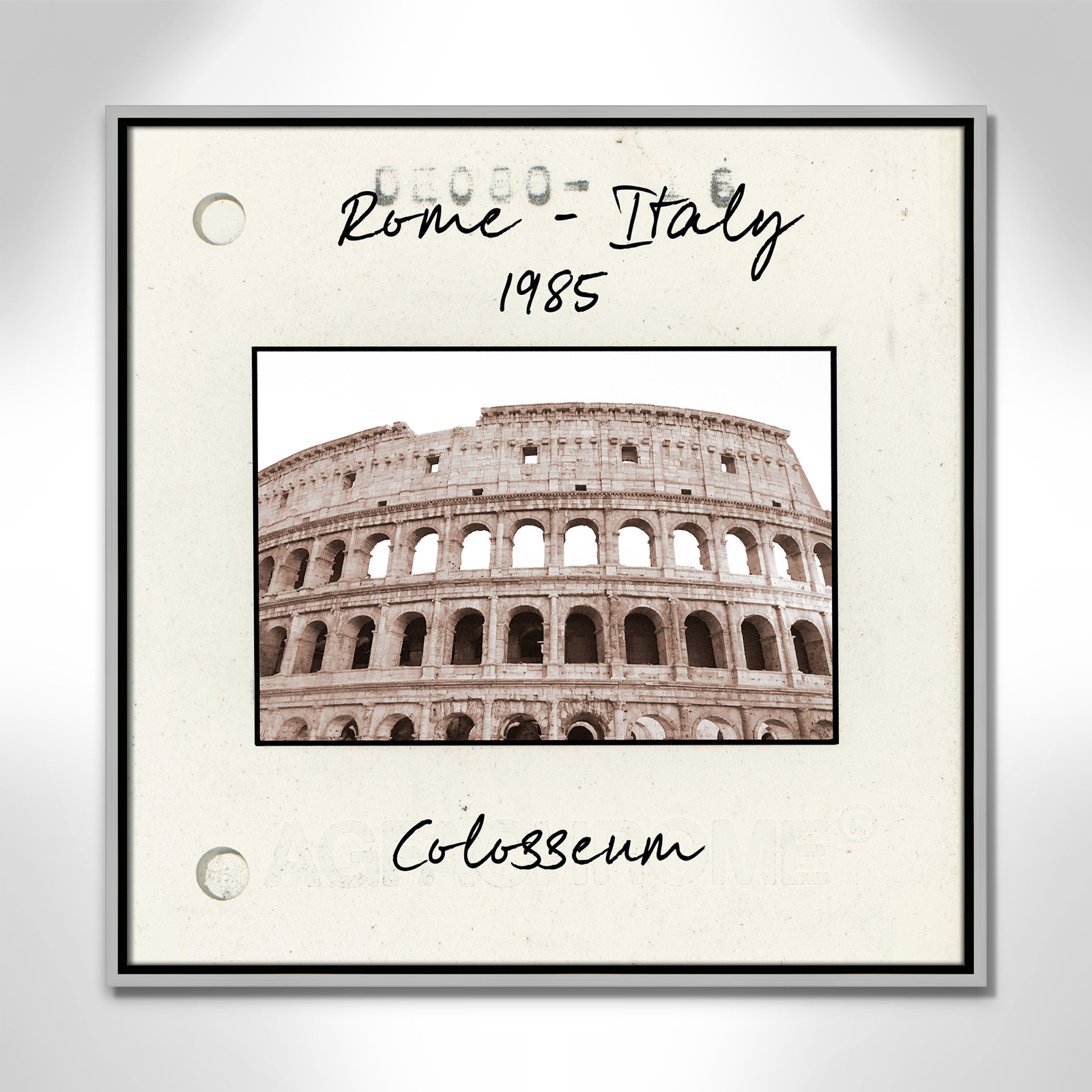 Ritona "Rome, Italy - Colosseum" Print, Silver Floater Framed Canvas, 25.5" H x 25.5" W x 2" D