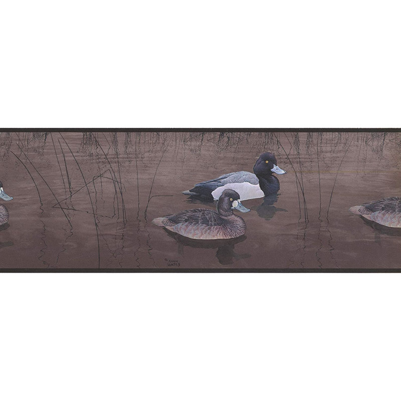 Bordure de papier peint L 15 pi x l 7 po Sylvania Ducks