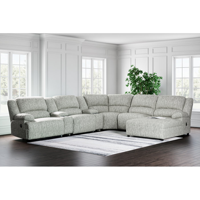 Signature Design by Ashley McClelland 7 - Piece Upholstered Reclining ...