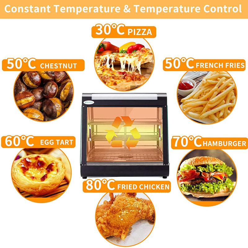 Anpuce Stainless Steel Display Case Buffet Accessory