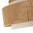 3-Light Natural Rattan Drum Flush Mount