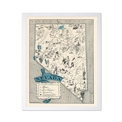 Nevada Pictorial Map