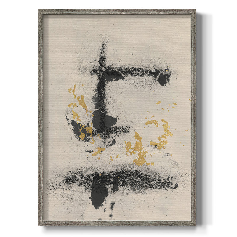 Charcoal Remnants II, reproduction encadrée - bois massif