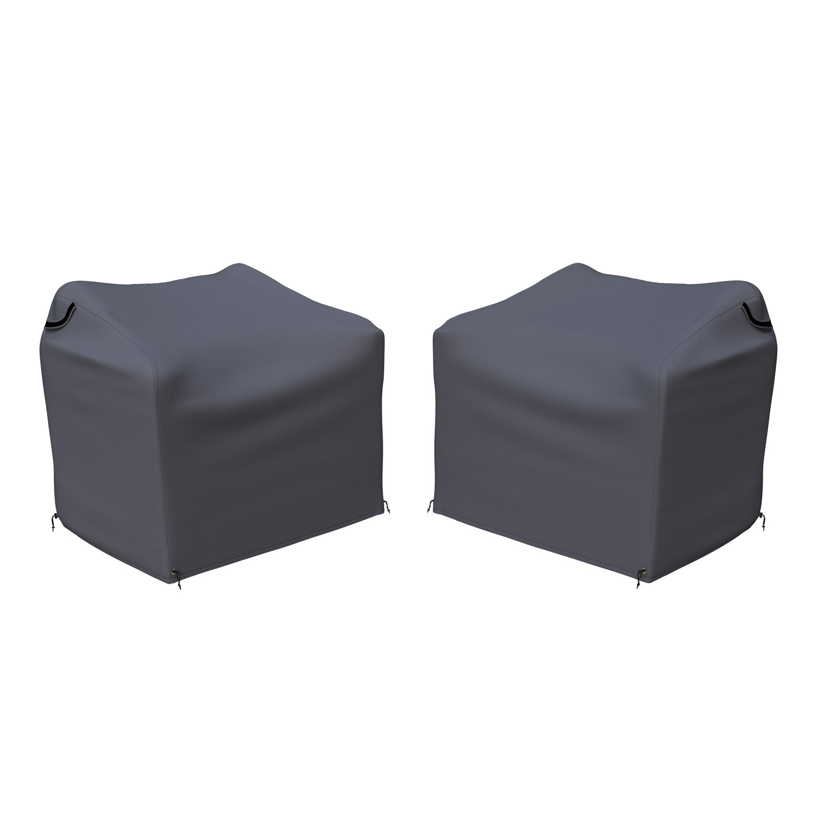 Everlee Metal Outdoor Swivel Chair (Set of 2)