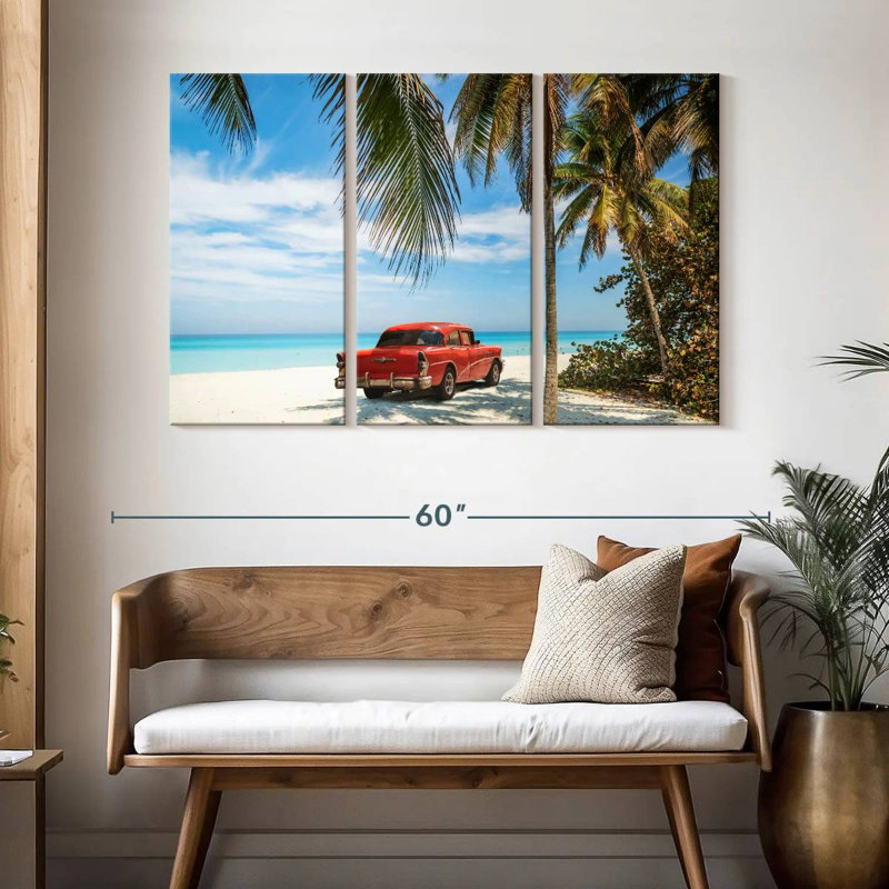 Voiture rétro Mehar Varadero Beach, H 32 po x l 50 po