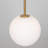 Griest 1 - Light Matte Black & Brass Pendant