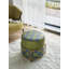 45.7cm Wide Genuine Leather Round Gingham Standard Ottoman